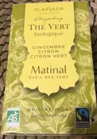 Thé vert biologique gingembre citron et citron vert