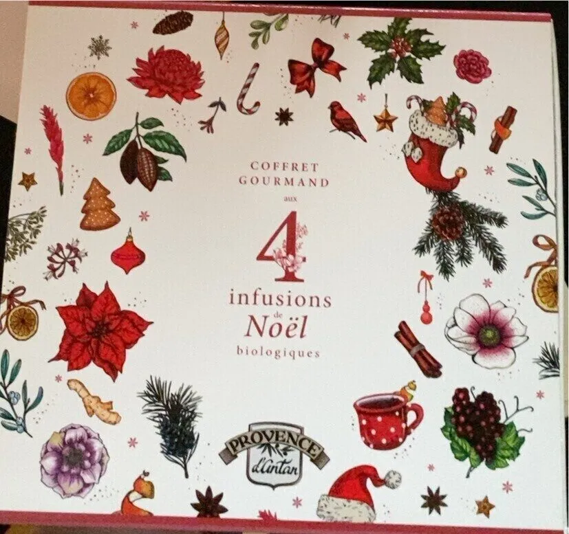 Coffret gourmand aux 4 infusions de Noël