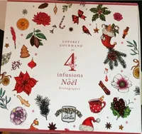 Coffret gourmand aux 4 infusions de Noël