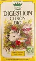 Tisane Digestion citron Bio