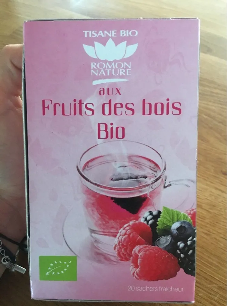 Infusion Fruits Des Bois Bio - 20 Sachets - Romon Nature