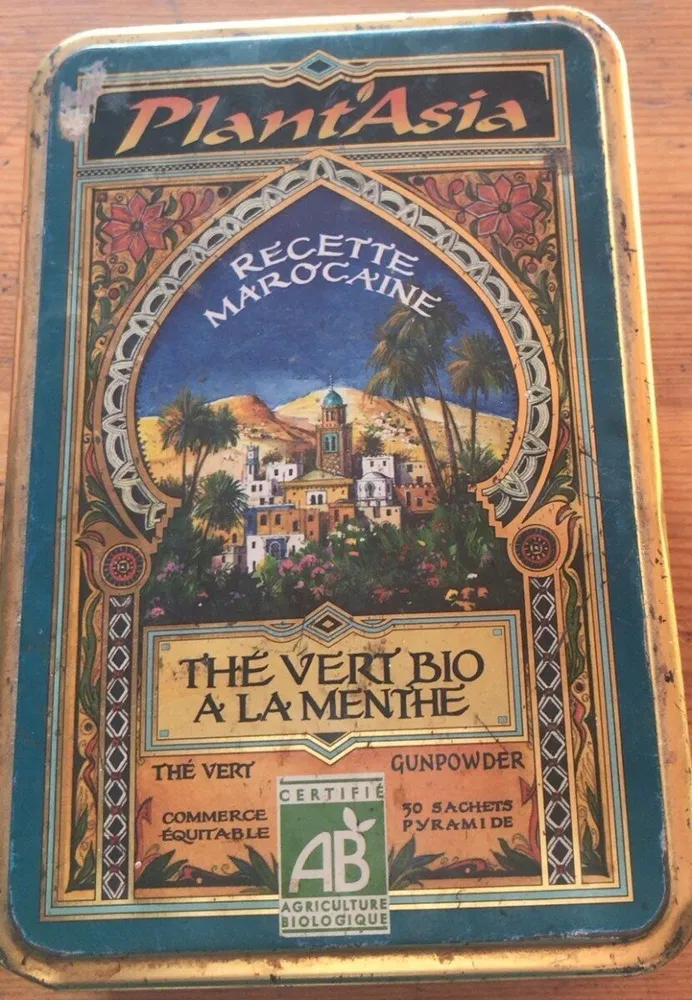 The VERT MENTHE Bio BOITE METAL 30 SACHETS 1,8g
