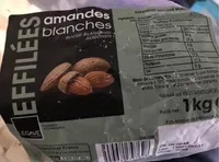 Amandes blanches effilées