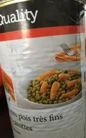 Petits pois tres fins et carottes