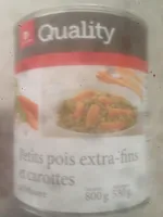 Petits pois extra-fins et carottes