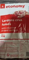 Lardons crus fumés