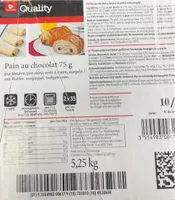 Pain au chocolat 75g
