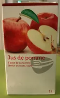 Jus de pomme à base de concentré