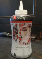 Coulis de fruits rouges