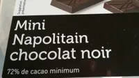 Mini napolitain chocolat noir