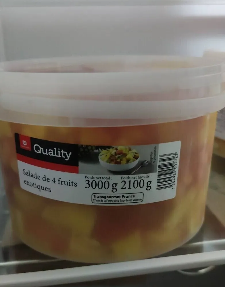 Salade de 4 fruits exotiques