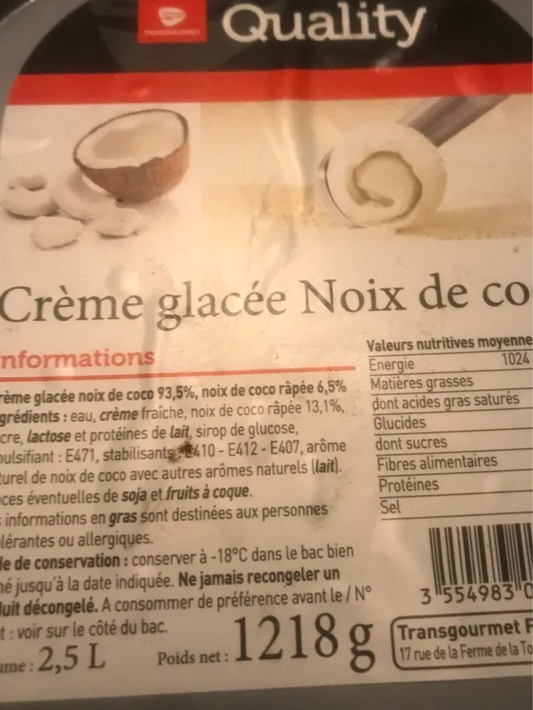 Crème glacée