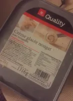 Crème Glacée Nougat avec Nougatine