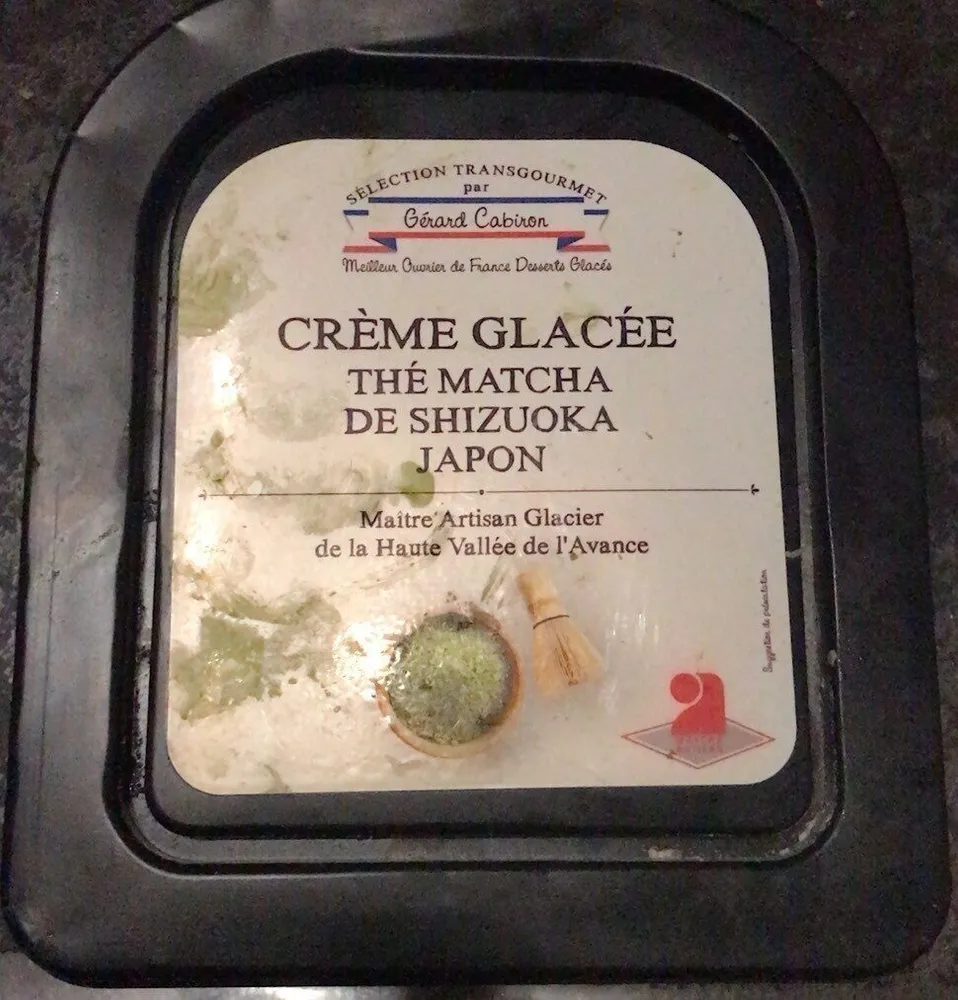 Crème glacée thé matcha de Shizuoka Japon