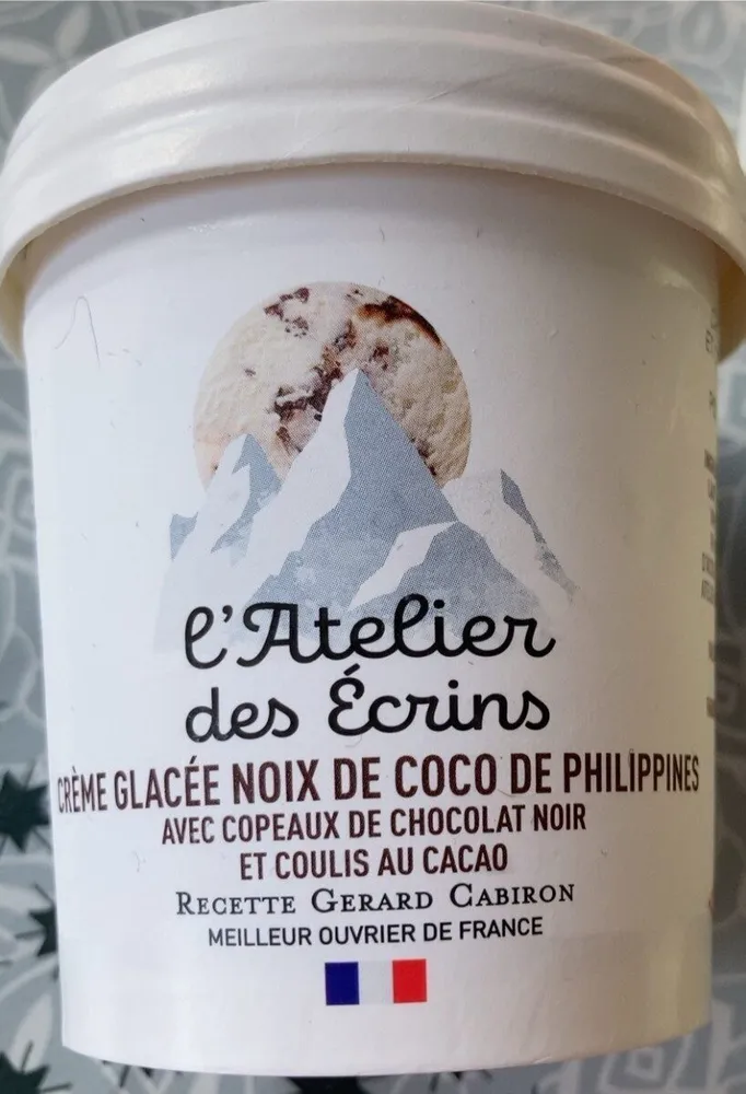 Crème glacée noix de coco de philippines