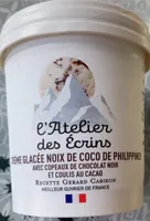 Crème glacée noix de coco de philippines