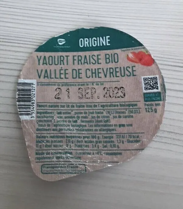 Yaourt Fraise BIO