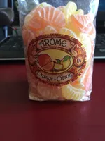 Bonbon  saveurs orange et citron