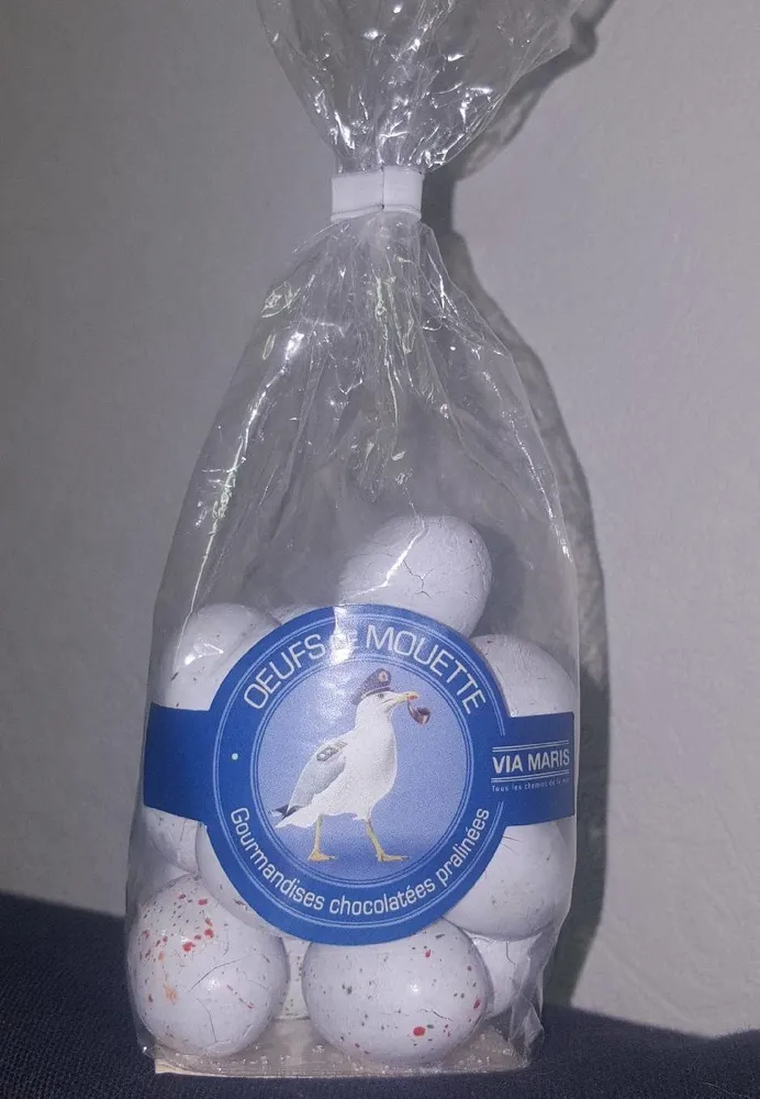 Oeuf mouette praline