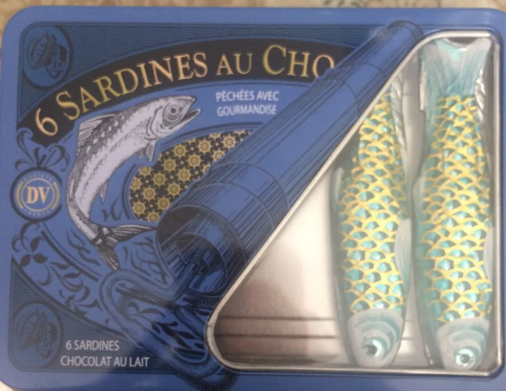 Sardines au chocolat au lait
