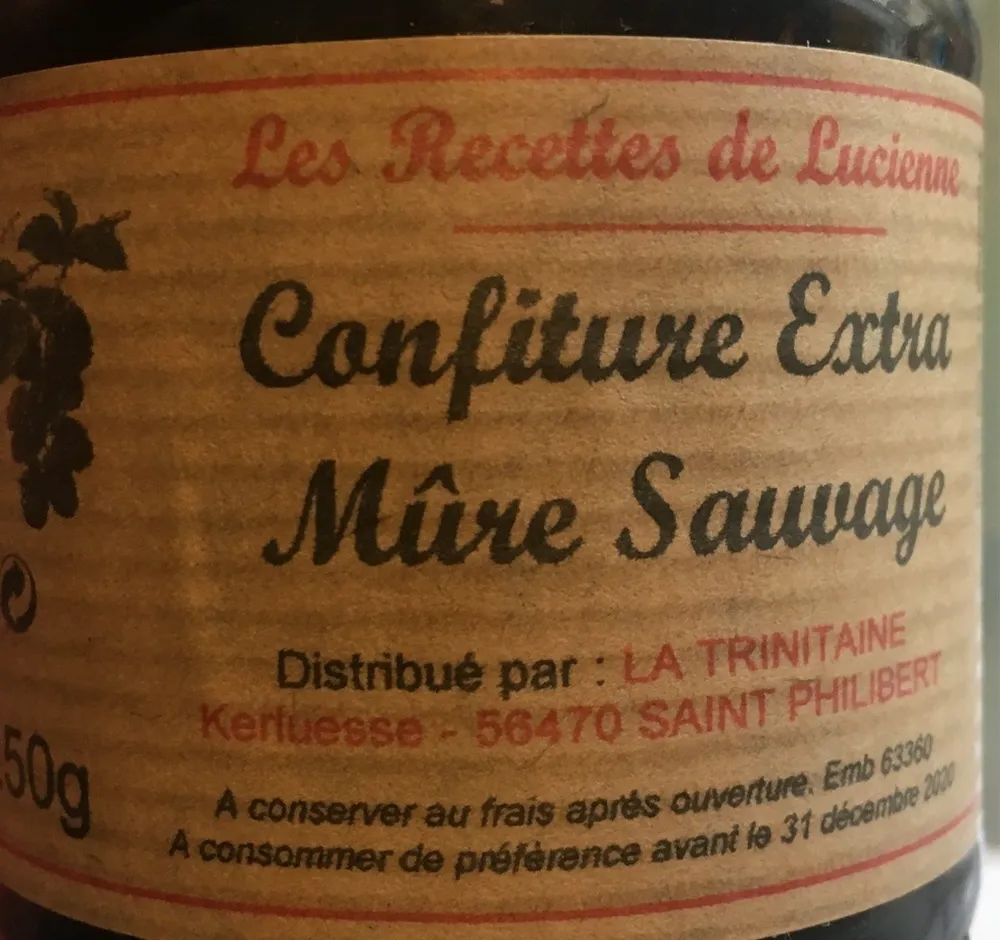 Confiture Extra Mûre Sauvage