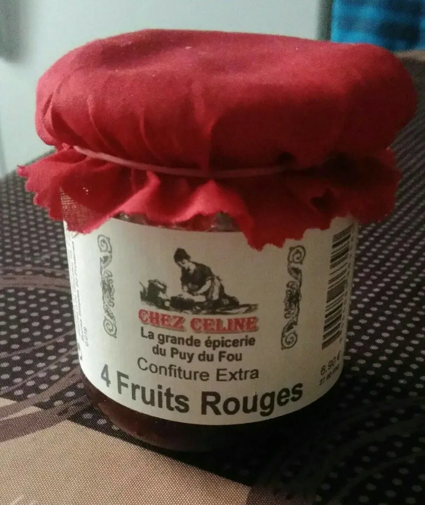 Confiture extra 4 fruits rouges