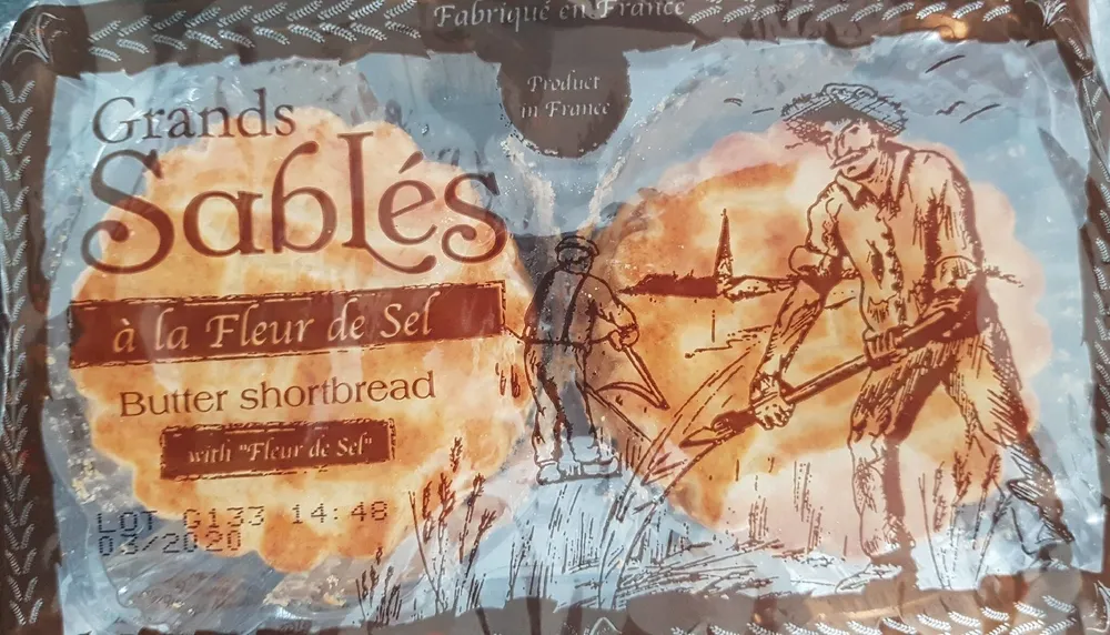 Grands sablés à la fleur de sel