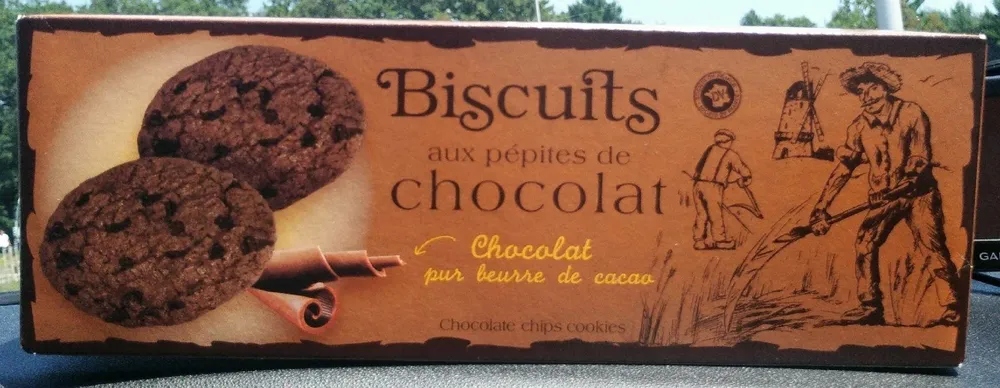 Biscuits aux pepites de chocolat