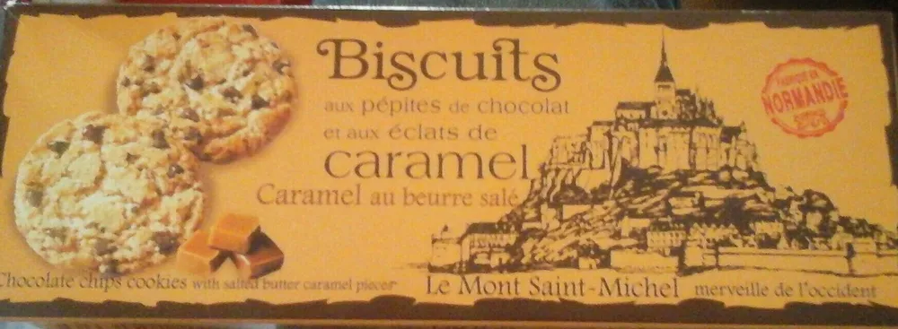 Biscuits aux pépites de chocolat et aux éclats de caramel
