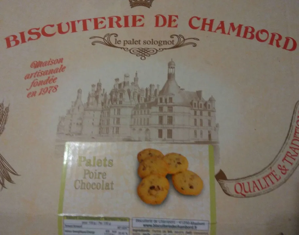 Palets poire chocolat