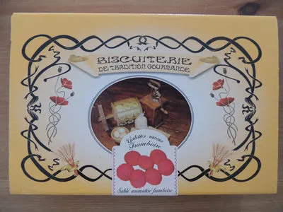 Sablé aromatisé framboise
