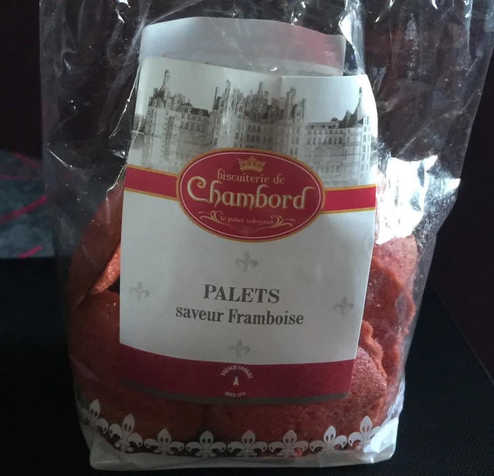 Palets saveur framboise