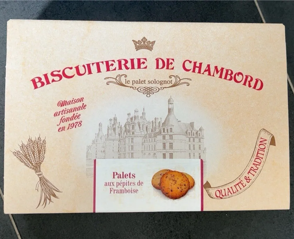 Palets aux pépites de franboise
