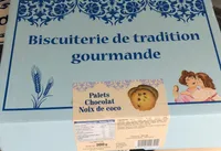 Palets chocolat noix de coco