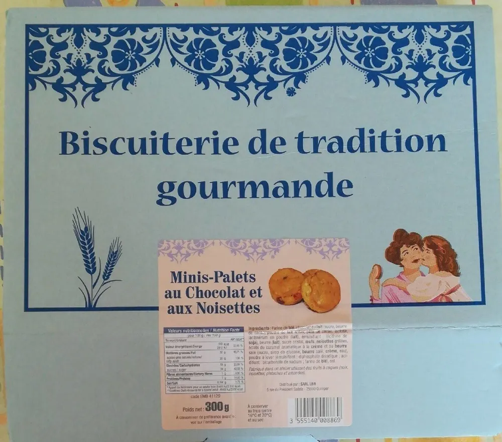 Galettes au Chocolat et aux Noisettes
