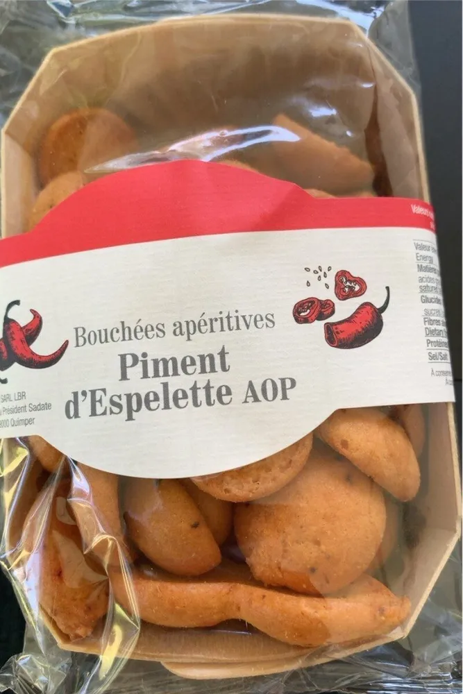 Bouchées apéritives piment espelette