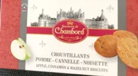 Croustillants pomme canelle noisette