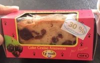 Cake aux cerises amarena