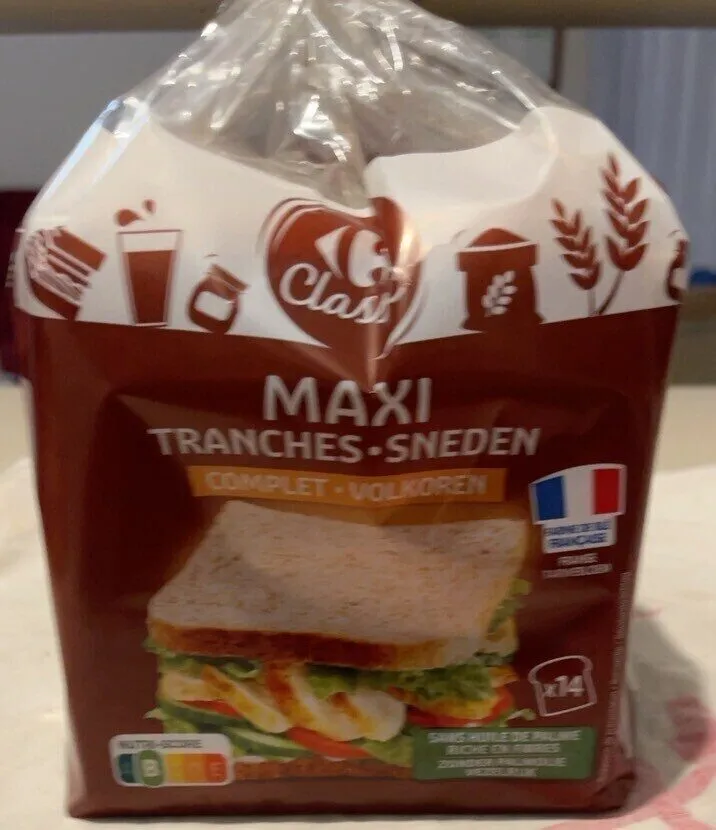 Tranche de pain complet