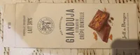 Gianduja aux noisettes et éclats de crêpes dentelles