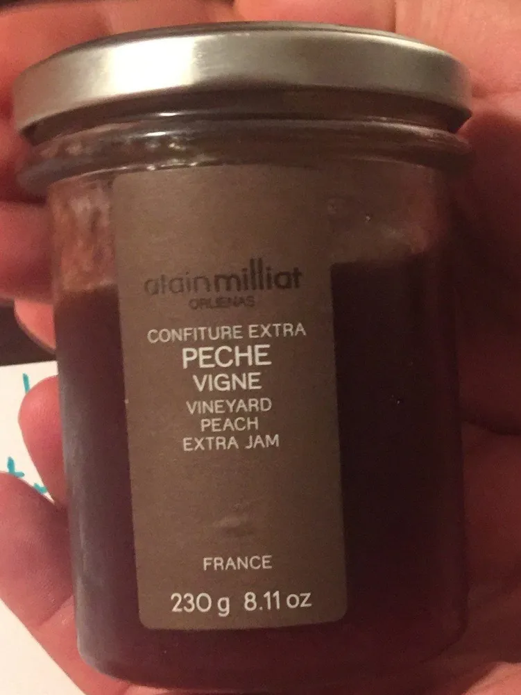 Confiture Extra Peche Vigne