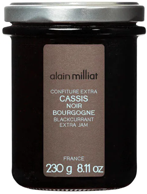 Alain Milliat - Blackcurrant Extra Jam, 8.11 oz (230g)