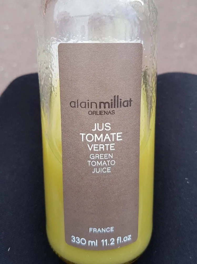 Jus de tomate verte