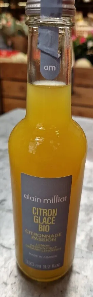 Citron glacé bio citronnade passion
