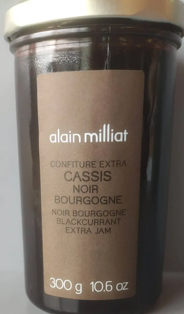 Confiture cassis noir bourgogne