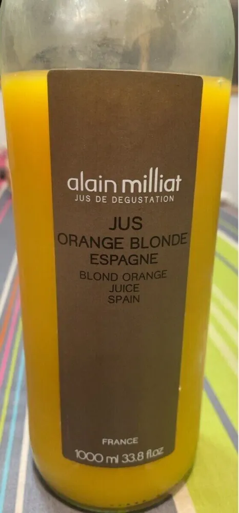 Jus d’orange
