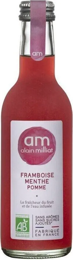 Framboise, menthe, pomme