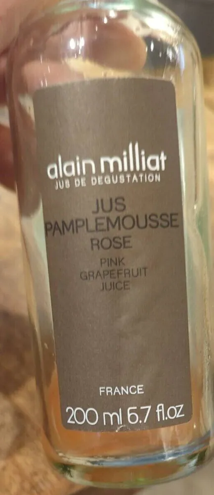 Jus pamplemousse rose