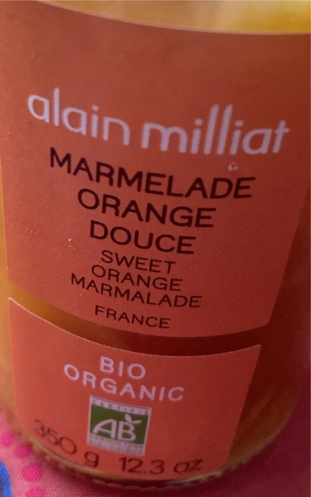 Marmelade orange douce
