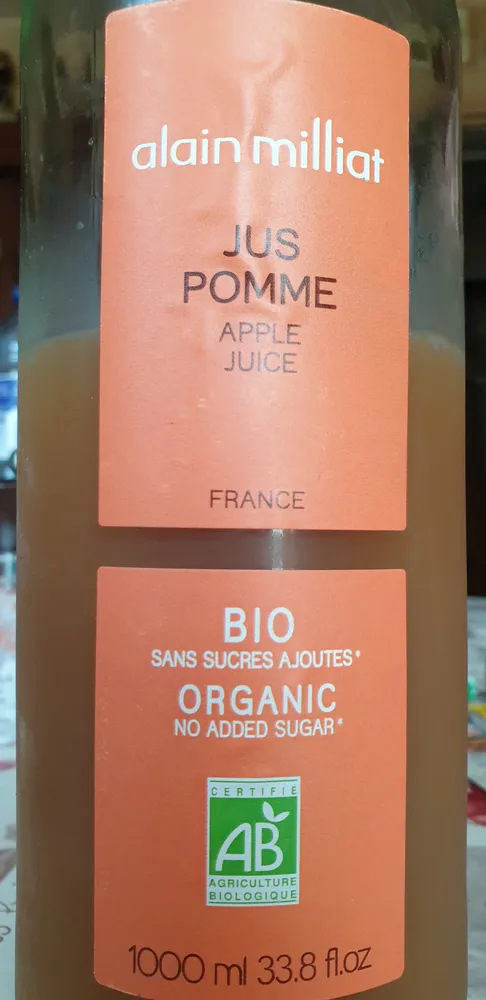 Jus de Pomme France Bio
